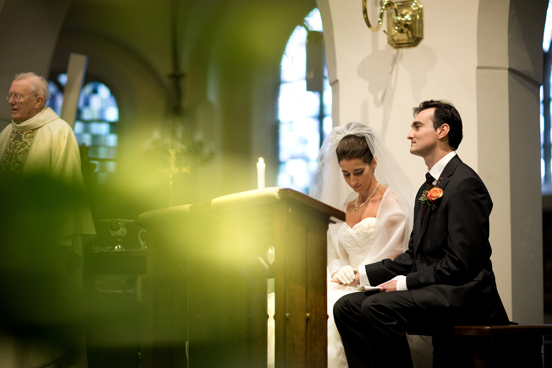 Huwelijk in kerk Den Dungen